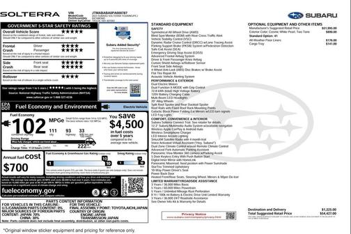 2023 Subaru Solterra Touring
