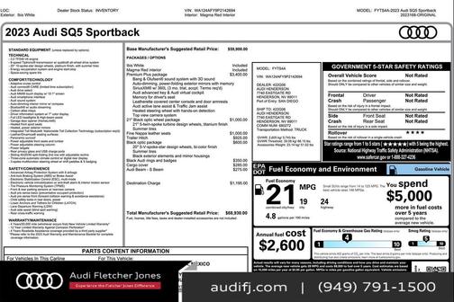 2023 Audi SQ5 3.0T Premium Plus