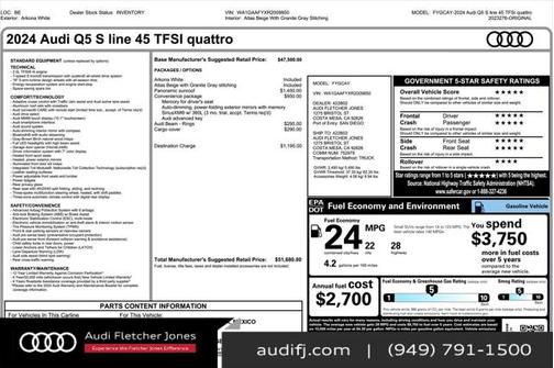 2024 Audi Q5 45 S line Premium