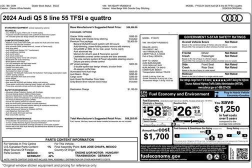 2024 Audi Q5 55 S line Premium Plus