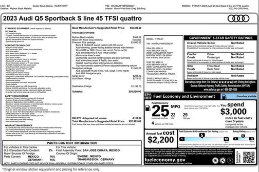 2023 Audi Q5 45 S line Premium Plus