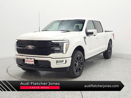 Star White Metallic Tri-Coat 2025 Ford F-150 Platinum