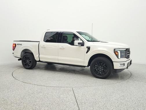 Star White Metallic Tri-Coat 2025 Ford F-150 Platinum