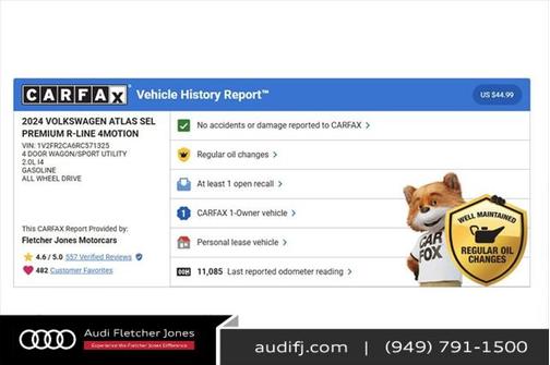 2024 Volkswagen Atlas 2.0T SEL Premium R-Line 4MOTION