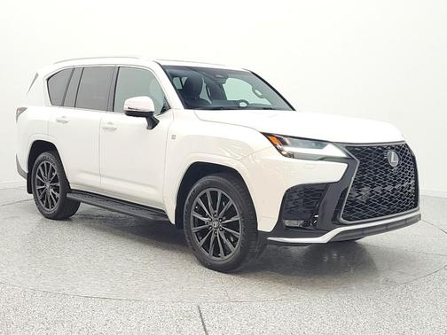 Ultra White 2025 Lexus LX 700h F SPORT