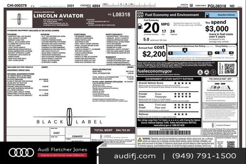 2023 Lincoln Aviator Black Label AWD