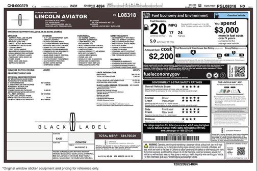 2023 Lincoln Aviator Black Label AWD