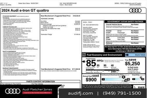 2024 Audi e-tron GT Premium Plus quattro