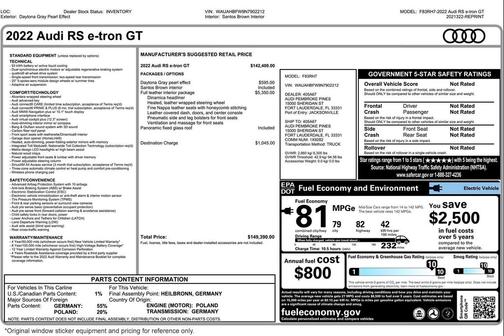2022 Audi RS e-tron GT quattro