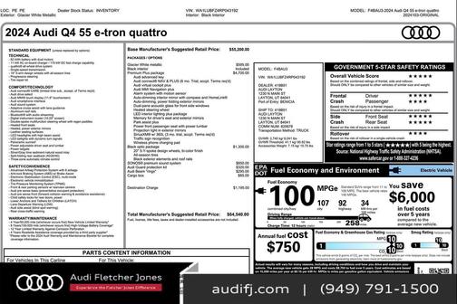 2024 Audi Q4 e-tron Premium Plus 55 quattro