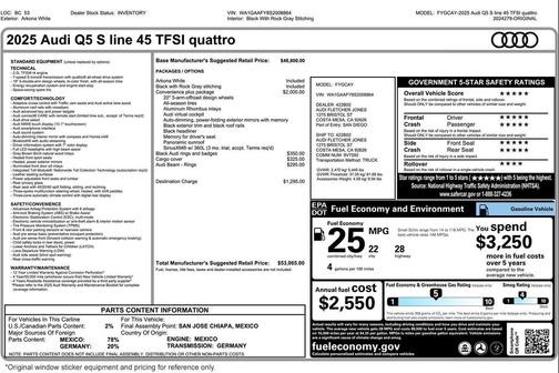 2025 Audi Q5 45 S line Premium