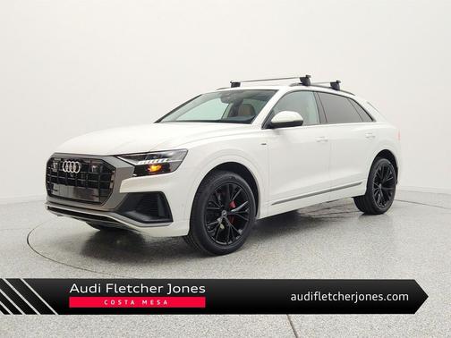 Carrara White 2023 Audi Q8 55 Premium Plus