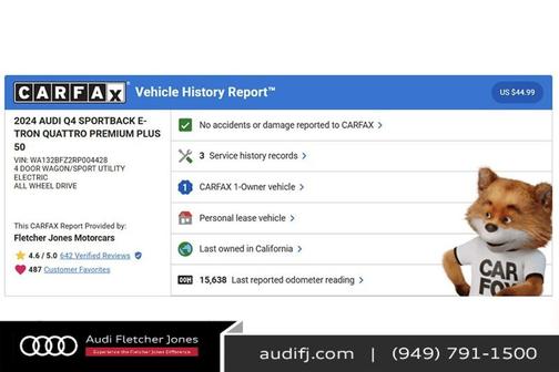 2024 Audi Q4 e-tron Sportback Premium Plus 50 quattro