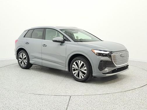 Pebble Gray 2024 Audi Q4 e-tron Premium Plus 40 RWD