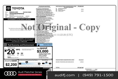 2023 Toyota Sequoia TRD Pro