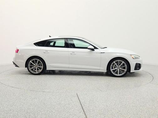 Glacier White Metallic 2025 Audi A5 Sportback 45 S Line Premium