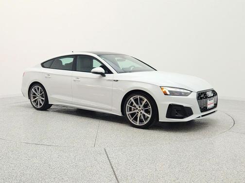 Glacier White Metallic 2025 Audi A5 Sportback 45 S Line Premium