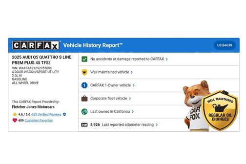 2025 Audi Q5 45 S line Premium Plus