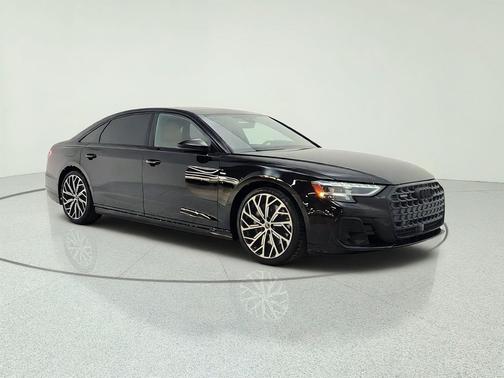 Mythos Black Metallic 2023 Audi A8 L 55 TFSI quattro