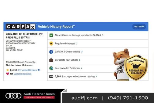 2025 Audi Q3 45 S line Premium Plus