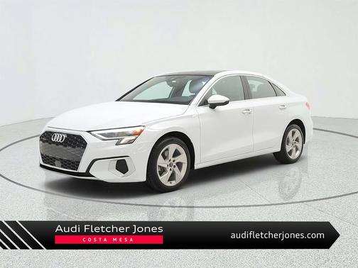 Glacier White Metallic 2023 Audi A3 Premium