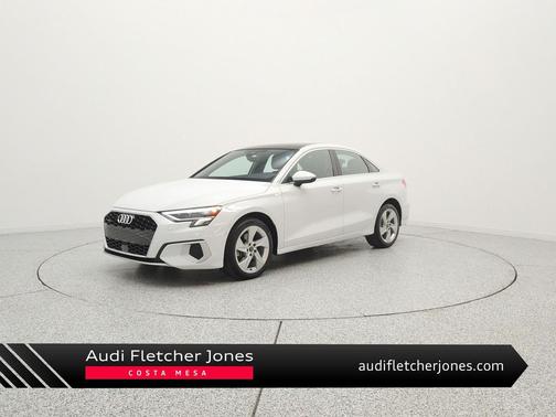Glacier White Metallic 2023 Audi A3 Premium