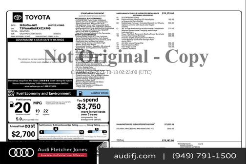 2024 Toyota Sequoia Limited