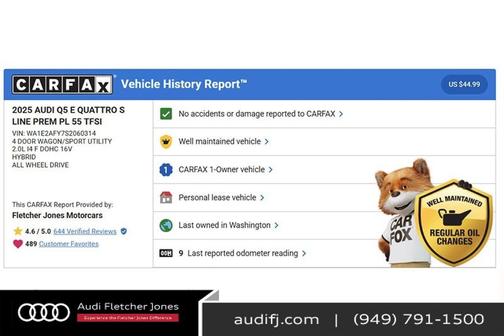 2025 Audi Q5 55 S line Premium Plus