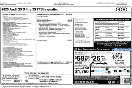 2025 Audi Q5 55 S line Premium Plus