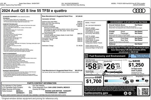 2024 Audi Q5 55 S line Premium