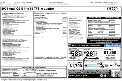 2024 Audi Q5 55 S line Premium