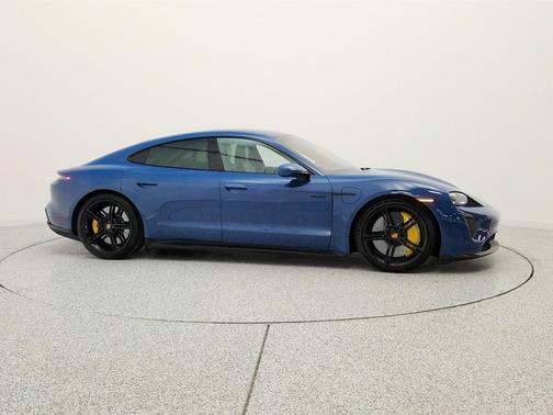 Neptune Blue 2021 Porsche Taycan Turbo S