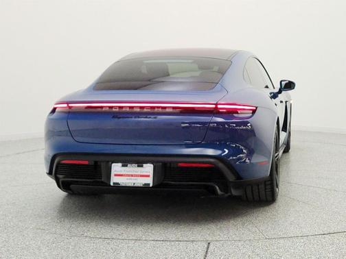 Neptune Blue 2021 Porsche Taycan Turbo S