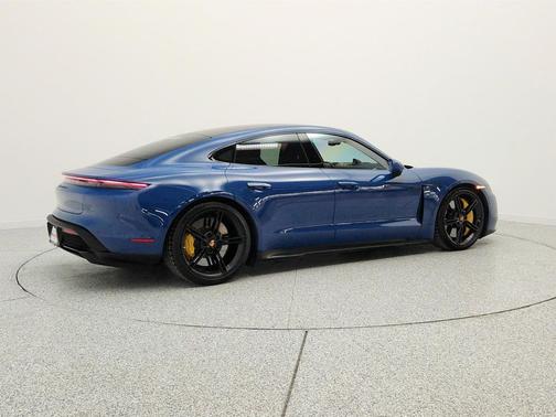 Neptune Blue 2021 Porsche Taycan Turbo S