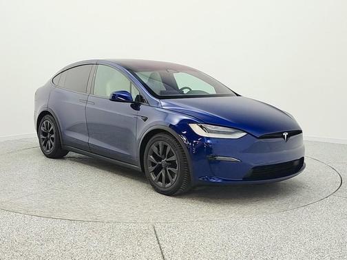 Deep Blue Metallic 2022 Tesla Model X Dual Motor All-Wheel Drive