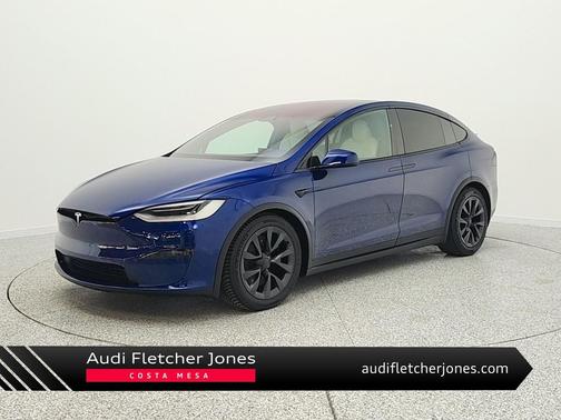 Deep Blue Metallic 2022 Tesla Model X Dual Motor All-Wheel Drive