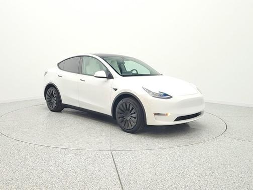 Pearl White Multi-Coat 2020 Tesla Model Y Long Range Dual Motor All-Wheel Drive