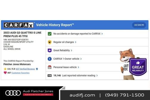 2023 Audi Q3 45 S line Premium Plus