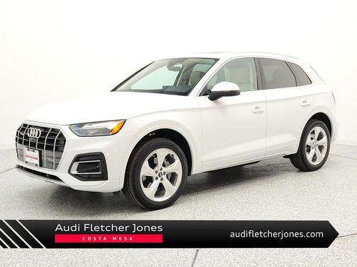 Glacier White Metallic 2021 Audi Q5 45 Premium Plus