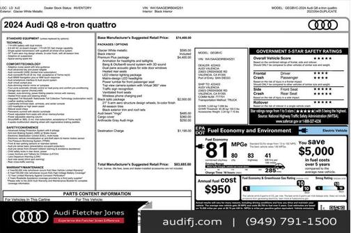 2024 Audi Q8 e-tron Premium Plus
