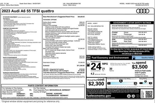 2023 Audi A6 55 Premium Plus
