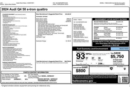 2024 Audi Q4 e-tron Premium 50 quattro