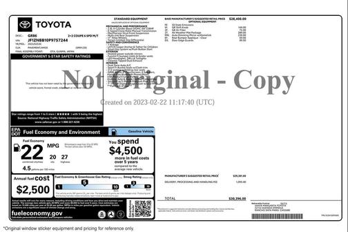 2023 Toyota GR86 Base