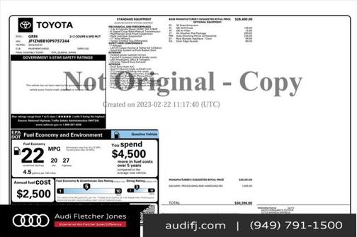 2023 Toyota GR86 Base