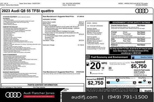 2023 Audi Q8 55 Premium Plus