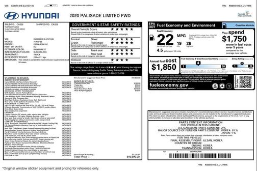 2020 Hyundai PALISADE Limited