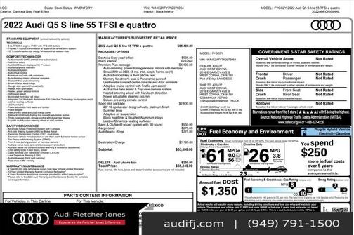 2022 Audi Q5 55 S line Premium Plus