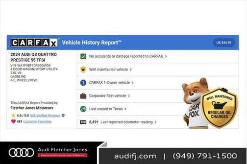 2024 Audi Q8 55 Prestige