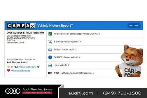 2025 Audi Q6 e-tron Premium