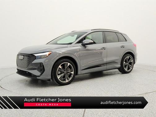 Pebble Gray 2024 Audi Q4 e-tron Premium 55 quattro